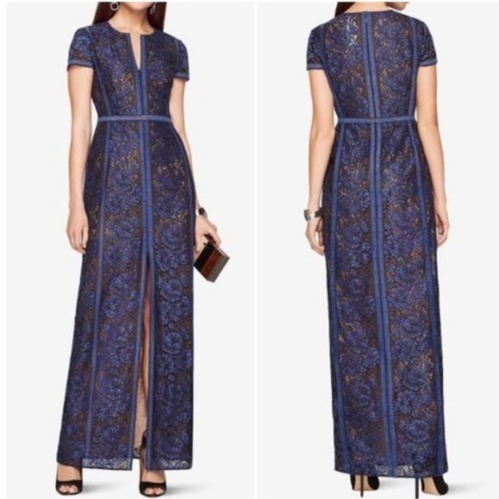 NWOT Bcbgmaxazria Cailean Floral Lace Gown